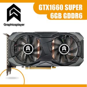 Card de gráficos de 6 GB GTX1660 Super 6144MB 192Bit Computer Video Card GTX750 2GB 128bit para PC Gaming NVIDIA GTX