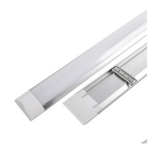 LED Tüpler Triproof Işık Batten T8 Tüp 1ft 2ft 3ft 4ft Patlama Kanıtı İki Işık Floresan fikstürü Tavan Grille Drop D OTCM9