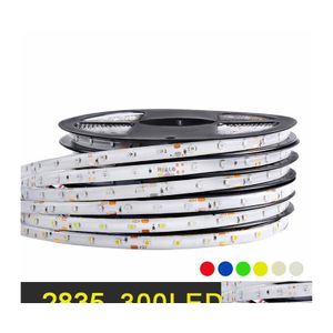 LED -remsor RGB Strip Light 5M 60LEDS/M SMD 2835 DC 12V IP65 Vattent￤t flexibel band Vit varm r￶d gr￶n bl￥ gul droppe leverans OTFD1