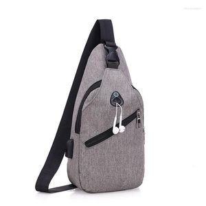 Torby w talii antykradzieżowe torba na klatkę piersiową mężczyzna cienki plecak Kabura Sling Sling Pocket Pauch Pauch Man Cross Body Pasek Ręka KL1027