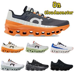 2023 On Cloud X Running Shoes CloudPrime Mens Womens Cloudmonster Eclipse Turmeric Triple Black Sport Sneakers Colorful Lightweight Comfort Designer Trainers