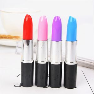 Ballpoint Pens 50 pcsLot Wholesale Promotion Novelty Pen Lipstick Style Lovely Gift Single OPP bag 4 Colour 230130