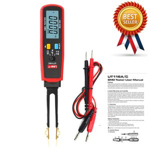 UNI-T UT116C SMD Tester 36V Voltage Battery Measurement Rotable Tweezer LED Diode Multimeter Resistor Capacitor