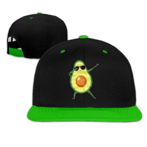 Boll Caps Adult's Cool Dabbing Avocado Classic Casual Hats Green Hip Hop Baseball Cap