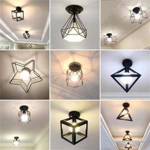 Pendelleuchten Nordic Licht Schwarz Led Kronleuchter Industrielle Beleuchtung Retro Lampe Metall Hängenden Käfig Küche Esszimmer Decke Wohnzimmer