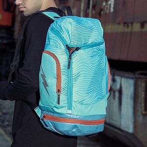 Açık Çantalar Trendi Açık Spor Spor Çantaları Basketbol Backpack Okul Çantaları Genç Erkekler Futbol Top Paketi Dizüstü Tag Futbol Salonu Çantası T230129