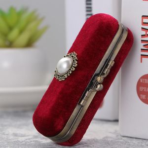 Storage Boxes Lipstick Holder Case Organizer Lip Box Purse Gloss Mirror Jewelry Vintage Makeup Travel Carry Packaging Paper