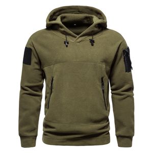 Men's Jackets KAMB Tactical Outdoor Pullover Hoodies Hunting Clothes Warm Zippers Fleece Autumn Winter For Men Male Coat Thermal 230130