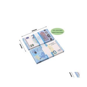 Altre forniture per feste di festa Prop Money Copy Toy Euro Realistic Fake UK Banknotes Paper Pretend Double Sided Drop Delivery Home Ga Dhwpe