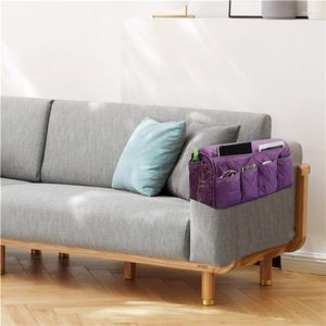 Aufbewahrungstaschen 5 Farbarmlehnen Sundies Organizer Tassenhalter Sofa Sessel Hanging Platz für kleine Geräte für kleine Geräte