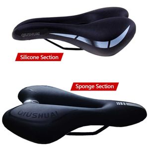 Saddles Bicycle Soft Hollow confortável confortável esponja de assento sile almofada de montanha saddle de bicicleta de montanha de alta qualidade 0130