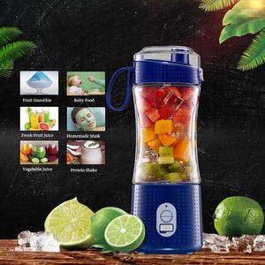 Juicers Portable USB Electric Juicer Essential for Outdoor Travel Multifunktionell liten mixer Snabb saftning