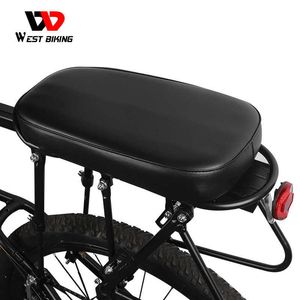 S West Biking Bike Real Leather厚さ弾性スポンジソフトMTBロードサイクリングシートパッドラッククッション自転車サドル0130