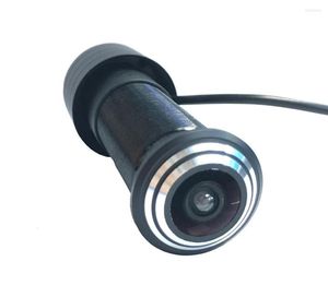 Skivor ultra vida dörrkamera Sony CCD -sensor CCTV för TV CVBS Analog Fisheye Panoramic