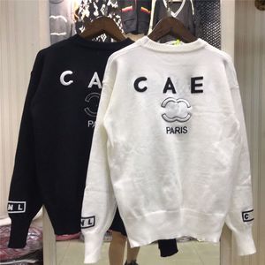 Luxury Womens Brands Designers Sweater Letters Pullover Men S Hoodie Long Sleeve Sweatshirt Embroidery Knitwear Winter Clothes 2024 CC KQQI leeve weatshirt