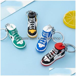 Keychains Lanyards 2022 Säljer ny stereo -sneakers -knapphänge