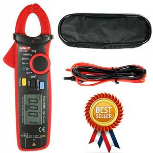 UNI-T UT210EデジタルクランプメーターAMMETERS温度電圧テスターLCD AC/DC NCV True RMS Multimeter Mini Meter。