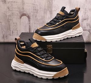 Fashion Designer Men genuine leather Sneaker Shoes Breathable Casual Skateboard Spring Autumn Daily Walking Classic Wear Resitant Mens Loafers top shoes online