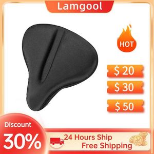 Saddles Bicycle Saddle Gel Cushion Cover Ergonomic design For Comfortable Exercise Seat Pad Bike Cycling Riding Accessories Part 0130