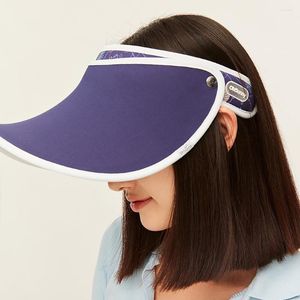 Ball Caps OhSunny Sun Protection Hats Unisex Anti-UV UPF 50 Adjustable Empty Top 2023 Visor For Outdoors Headband Cap