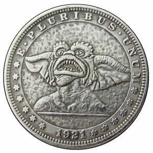 Hobo Conins USA Morgan Dollar Skull Sombie Skeleton Comped Copy Coins Metal Metr Prafts Специальные подарки #0065