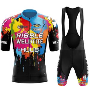 Kolarskie koszulki setki Huub krótkie rękawy dla mężczyzn anty -rowerowych rowerów Pro Team Summer Clothing 230130