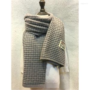 Шарфы Женщины Плетение схема шарф Сплошная клетчатая обертка Акриловая шерсть вязание крючком.