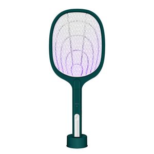 Lampada per uccidere il controllo dei parassiti Elettronico 2 in 1 Scossa elettrica Swatter Ricaricabile Mosquito Killer Bat 0129