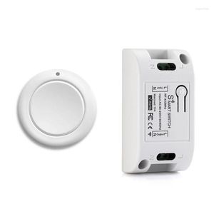 Fjärrkontroller Smart Home Wireless Light Switch RF 433 MHz Control AC 110V 220V Mottagare Push -knapp sovrum taklampa