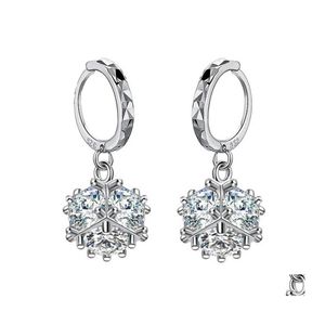 Charm Zircon Cube Earrings S Love Window Sugar Fashion Wedding Jewelry Earring Drop Delivery Dhfnw