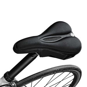 s ROCKBROS Sile Bicicletta Hollow Traspirante MTB Fodera per cuscino Tappetino Gel di silice Sella Accessori bici da ciclismo 0130