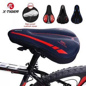 S X-Tiger Thick Shockproof 3D Gel Pad Cushion Mountain Bike Saddle Road自転車シートサイクリングアクセサリー0130