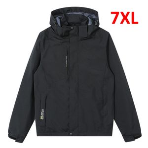 Men's Jackets Windbreaker Waterproof Coat Men Spring Autumn Travel Male Fashion Outdoor Outerwear Plus Size 6XL 7XL 230130