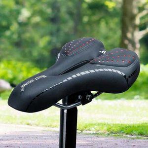 s 1 Pc Bicycle Mountain Road Seat Comfortable Soft Cycling Cushion Exercise Bike Saddle Parts Components 0130