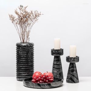 Candle Holders Nightstands Vases Wax Burner Vintage Holder Candles Aesthetic Porta Candele Nordic Home Decor Wwh35xp