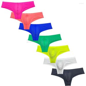 Underpants Men's Mini Bikini Boxer Briefs Underwear Male Cuecas Boxershorts Comfy Enhance Bulge Pouch Boxers