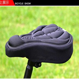 Saddles 4 Colors Bicycle Saddle 3D Soft Cycling Seat Cover MTB Mountain Bike Thickene Sponge Pad Outdoor Breathable Cushion 0130