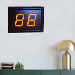 Wanduhren Hochwertige 3-Zoll-2-stellige montierte 99-Tage-Countdown-LED-Anzeige Personalereignis-Warteschlangennummernzähler Fernbedienung Einzeln