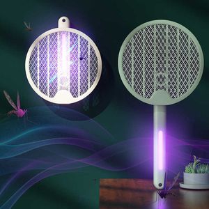 Pest Control 2in1 Foldable Killer Swatter Automatic Attracting Electric Recharge Killing Lamp Mosquito Repellent 0129
