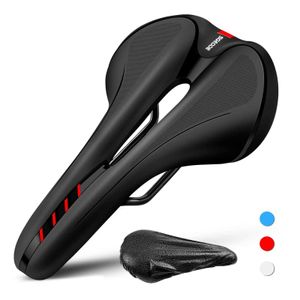 Saddles SGODDE Bicycle Saddle Breathable Comfortable Waterproof Shock Absorption Cycling Cushion Seat for MTB Racing Road Bike Pad 0130