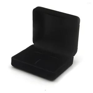 ジュエリーポーチ50pcs/lot群れカフリンクボックス75x65x35mm for cufflink tieクリップセットカフリンクピンバーボックスキャリングケース