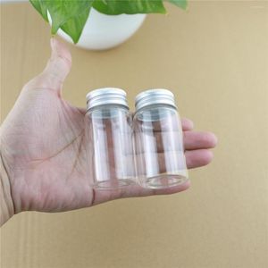 Storage Bottles 24pcs/lot 37 70mm 50ml Mini Glass Bottle Empty Jar Container Small Diy DECORATIVE Spice Jars Containers