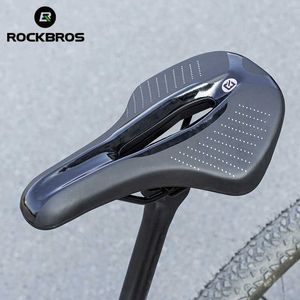 ROCKBROS Bicycle Saddle Seat Mountain Bike Cushion For Men Skid-proof Breathable Soft PU Leather Road MTB Cycling Saddles 0130
