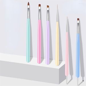 Nail Brushes Art Liner Painting Flower DIY Design Drawing Detailing Pen Set Manicure Stripes Grid Tips Tool