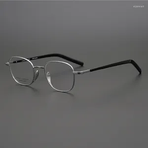 Okulary przeciwsłoneczne czyste tytanowe niebieskie światło okulary komputerowe Kobiety optyczne okulary optyczne promienie przeciwblaskie Okulary na receptę dla mężczyzn
