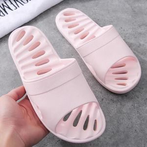 Slippers Four Seasons Couple Women Leakage Home Bathroom Bath Shoes Non-Slip Wear-Resistant Mens Female Qq240