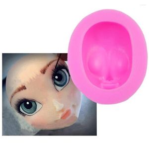 Baking Moulds Silicone Mold Girl Princess Face Fondant Cake Decorating Tools Chocolate Craft Molds DIY 2023 Design F0715