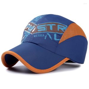 Boll Caps Baseball Cap Quick Dry Hat Mesh Lightweight Breattable Sports Tennis vuxna barn utomhus snapback