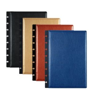 Notatniki 2PCS A4 A5 wielkość liter grzybowa dziura notebook okładka Junior Loose Leaf Planner Binding Business Office Stationerery 230130