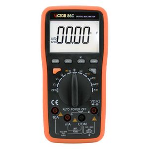 Victor VC86C / VC86D Digital Multimeter Ammeter Multitester AC DC Resistance Capacitance Frekvens Spänningsströmtestare.